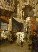 Edwin Lord Weeks Promenade on an Indian Street oil painting